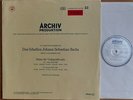 Rare Fournier Bach Solo Cello Suites LP Archiv SAPM 198 186 Germany Stereo ED1