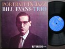 BILL EVANS TRIO Portrait In Jazz LP RIVERSIDE RLP 12-315 MONO Scott LaFaro