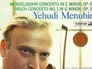 ASD 334 W/G UK ED1 - MENUHIN - MENDELSSOHN / BRUCH - VIOLIN CONCERTOS - NM+