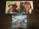 3- John Denver Vinyl Records,Greatest Hits, Windsong & Rocky Mountain Christmas