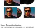 Elton John The Lockdown Sessions Vinyl & CD with SIGNED Art Card Bundle.
