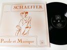 Pierre Schaeffer/ Parole et Musique/ Original Gatefold LP/ INA-GRM/ NM/ RARE