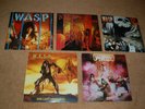 W.A.S.P. (WASP) - 5 VINYL LPs - 84-89 inc. LAST COMMAND / ELECTRIC CIRCUS / RAW