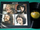 Beatles - Let it be MONO BRAZIL RARE 1st Press PROMO LP 1970 Plastic Odeon Cover