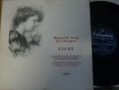 MARGUERITE LONG - TRIO PASQUIER  / FAURE /   COLUMBIA FCX 681