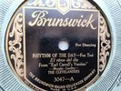 The Clevelanders 78rpm Single 10-inch Brunswick Records #3047 Rhythm Of The Day