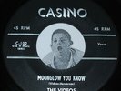 Doo Wop 45 THE VIDEOS Moonglow You Know / Trickle Casino Records