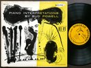 BUD POWELL Piano Interpretations LP NORGRAN MG N-1077 US 1956 DG MONO Art Taylor