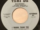 Sonny Craver - I Wanna Thank You 45 Teri De rare Northern soul ex