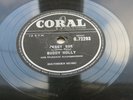 BUDDY HOLLY &  THE CRICKETS   UK  1958  CORAL 78    PEGGY SUE    EVERYDAY