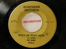 Rare Joe Lewis 45 Northern Records 3746 Teach Me Right Now / Little Bo Peep