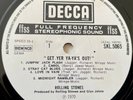 Rolling Stones - Get Yer Ya-Ya´s Out  LP - 1970 SKL 5065 White label. VG+ Vinyl