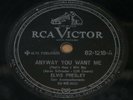 ELVIS PRESLEY 1956 “ANYWAY YOU WANT ME/LOVE ME TENDER” 78 RPM 10” BRAZIL