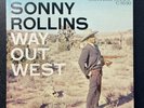 SONNY ROLLINS Way Out West CONTEMPORARY LP C3530 Mono DG Rare 1st