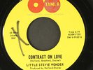 STEVIE WONDER: contract on love / sunset TAMLA 7