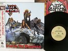 LIZZY BORDEN MENACE TO SOCIETY ALFA ALI-28028 JAPAN OBI PROMO VINYL LP
