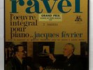 JACQUES FEVRIER, TACCHINO - RAVEL complete piano works ADES 4xLPs box EX+