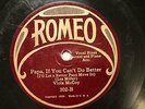 BLUES VIOLA MCCOY Papa, If You Can't Do Better ROMEO 302 V+/V++  LOUIS METCALF