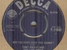 TONY KNIGHT & LIVE WIRES*DID YOU EVER HEAR THE SOUND*BEAT*DECCA LABEL*HEAR