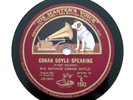 SIR ARTHUR CONAN DOYLE - Sherlock Holmes Creator Speaking on RARE 1930 HMV [78]