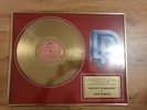 Deep Purple Einzelstück Originale Golden Vinyl Perfect Strangers Mit Zertifikat
