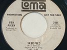 BEN AIKEN: SATISFIED / THE LIFE OF A CLOWN - 1967 VG++ NORTHERN SOUL PROMO 45rpm