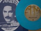 SEX PISTOLS God Save The Queen RARE FREDDIE MURCURY blue Aqua vinyl MINT