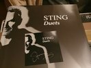 STING DUETS VINYL LP AND  SIGNED  ARTCARD NEW SEALED 