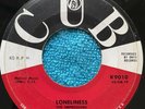 RARE DOO WOP 45 THE IMPRESSORS LONELINESS ON CUB VG  ORIGINAL 1958 CUB 9010 Cpix