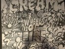 Vintage CREAM Wheels of Fire LP Foil Cover