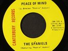 SPANIELS: peace of mind / she sang to me, danny boy CANTERBURY 7