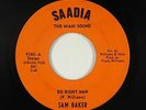 Crossover Soul Mod 45 - Sam Baker - Do Right Man - Saadia - mp3 - rare