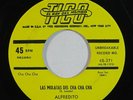 Latin 45 ALFREDITO Canallon/Las Mulatas Del Cha Cha on Tico VG++
