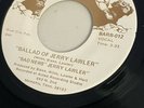 The Ballad of Jerry Lawler 45 Memphis Rasslin CWA WWF WWE Jimmy Hart Record Rare