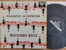 Rare Ruggiero Ricci Paganini 24 Caprices LP Decca SXL 2194 WBg UK Audiophile ED1