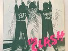 The Clash - WHITE RIOT / 1977 - 45 rpm Record - SIGNED AUTOGRAPHED