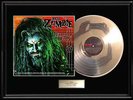 ROB ZOMBIE RARE ALBUM FRAMED LP WHITE GOLD PLATINUM TONE RECORD HELLBILLY DELUXE