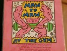KEITH HARING ORIGINAL ART COVER & VINYL MAN TO MAN AT THE GYM SEALED