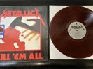 METALLICA - Kill Em All Limited Walmart Jump In The Fire ENGINE RED LP Vinyl