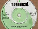 Little Hank Mister Bang Bang man Monument MON 1045 Soul Northern Motown