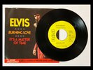 ELVIS PRESLEY Burning Love RARE PROMO 45 Vinyl w/ Picture Sleeve RCA 74-0769