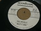 NORTHERN SOUL 45 - BILLY T. SOUL - CALL ON BILLY - MUSICOR -  PROMO