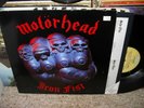 MOTORHEAD-Iron Fist-OR.UK BRONZE VG+/VG++ LP/GLOSS COVER/LYRICS PHOTO INNER
