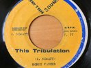 Honey Vaughn 'This Tribulation' 1977 Rhythm Sound Roots Reggae Dub 45 HEAR