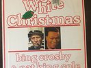 BING CROSBY & NAT KING COLE White Christmas - 1981 Italian LP 1956 Recording -NM