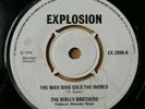 The Wally Brothers 'The Man Who Sold The World' 1974 Explosion UK Reggae 45 HEAR