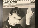 DAVID BOWIE HEROES/HELDEN 12” SINGLE PC 9821 RCA 45 RPM MADE IN GERMANY 1982