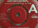 The Who,DEMO,Kids Are Alright/The Ox,VG+,Brunswick,1966,Freakbeat,Mod