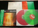 QUEEN - LIVE KILLERS RED & GREEN VINYL - JAPAN 2LP OBI GATEFOLD P-5567-8E EX-/EX