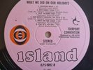 Fairport Convention LP What We Did UK Pink Island 1st Press SUPERB COVER & AUDIO